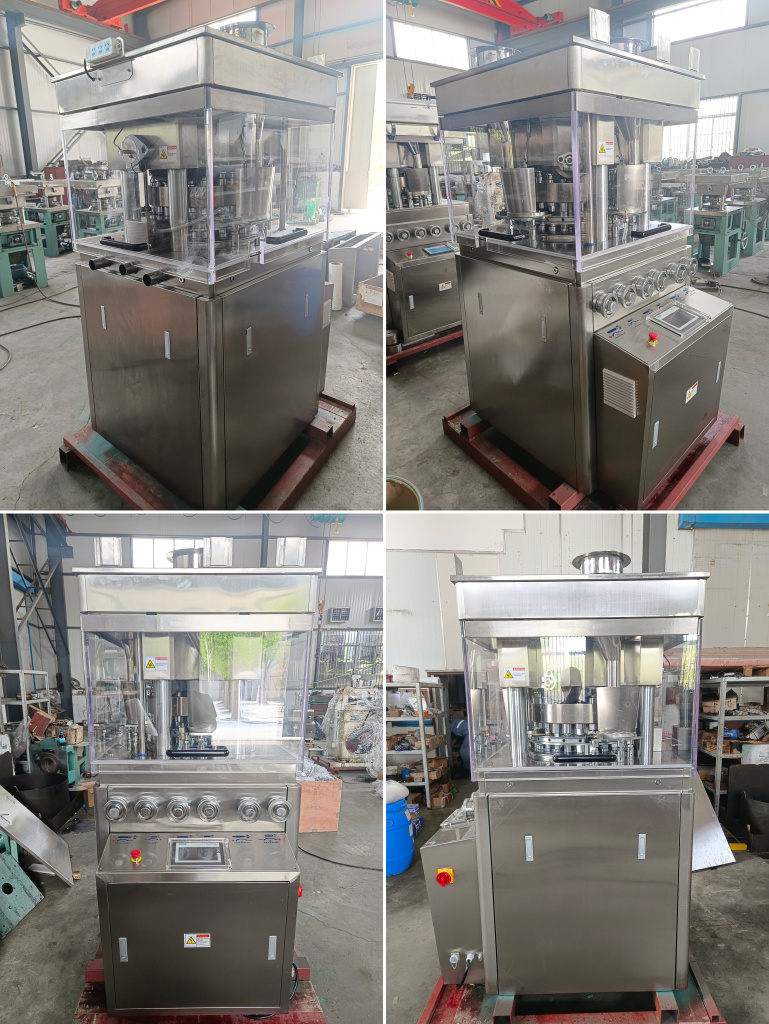 Роторный таблеточный пресс для 3-х слойной таблетки ZPW-23