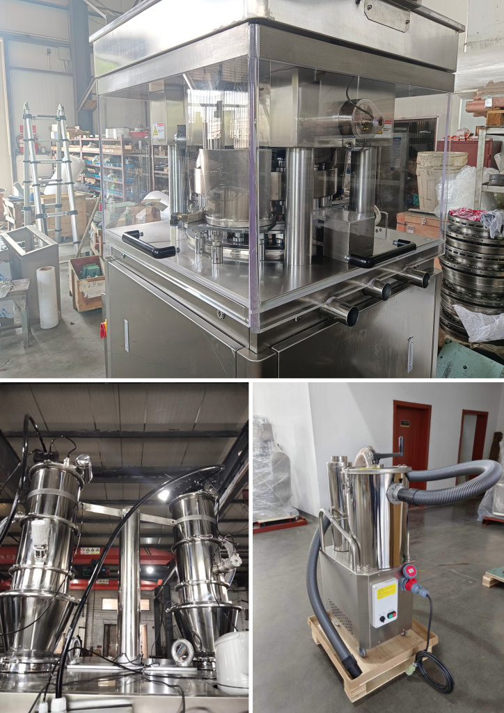 Роторный таблеточный пресс для 3-х слойной таблетки ZPW-23