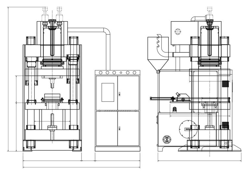 Схема оборудования YHA8-400TS